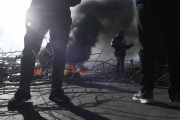 Taxistas y remiseros volvieron a protestar en La Plata por la falta de GNC