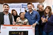 Más de 350 adultos mayores cantaron bingo en La Plata