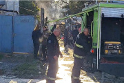 Trágico incendio en La Plata: murió una mujer de 28 años y rescataron a sus cuatro hijos