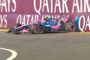 Franco Colapinto sufrió un accidente en la FP2 y no pudo completar la práctica