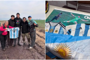 Fue a buscar al Dibu Martínez, lo rescató del barro y se llevó un regalo inolvidable