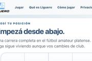 Liguero: el juego online que permite ser un jugador de la Liga Amateur Platense