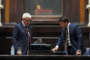 Romo asumió como vicepresidente en Diputados; celebró Santiago Caputo: "Se preparo toda la vida"