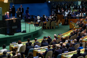 Trump en la ONU: “Haremos un trato con Irán o los aniquilo, los llevó al infierno”