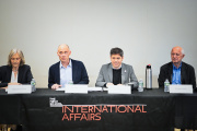 Kicillof participó en The New School de una charla sobre el futuro de América Latina