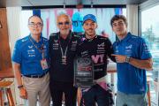 Briatore festejó la pole de Gasly y destacó a Colapinto