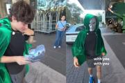 Colapinto sorprendió con un disfraz de Doctor Doom en la previa de Avengers: Doomsday