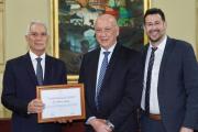Antonio Bonfatti fue declarado Huésped de Honor de La Plata