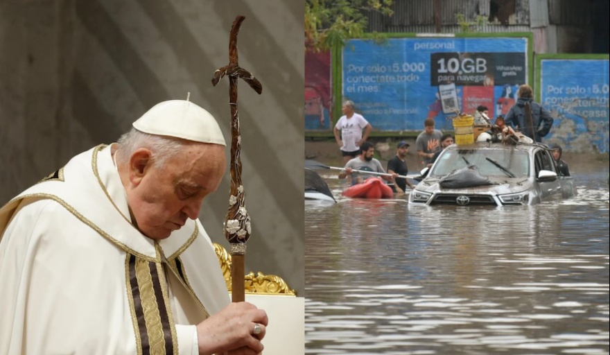El Papa fue informado de las inundaciones en Bahía Blanca: “Está cerca ...
