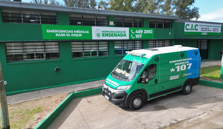 El Dique ya cuenta con una nueva base operativa de emergencias médicas