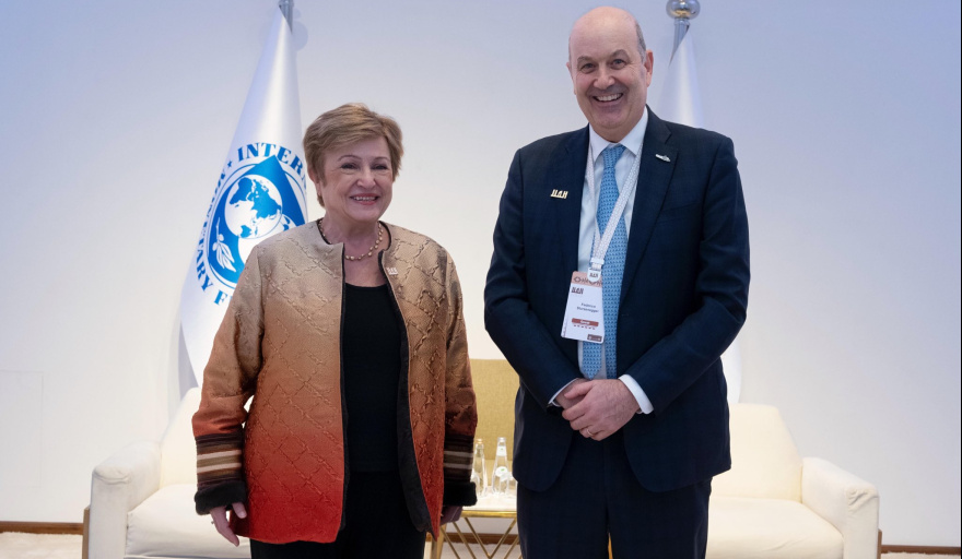 Sturzenegger se reunió con Georgieva: desregulación y metas del FMI