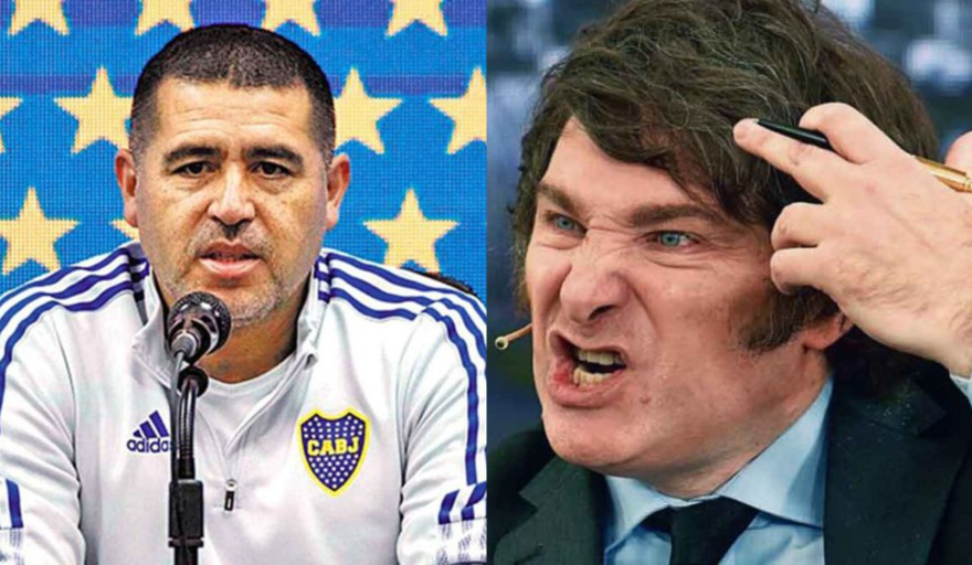 Milei volvió a cruzar a Riquelme tras la eliminación de Boca en la Libertadores